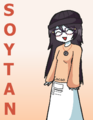 Soytan drawn as a pretty tranime gurl OMGSISA Froot make this my wife!