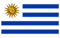 The flag of Uruguay but its acking.
