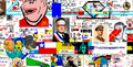 A screenshot of the flag section in the 26th of September of 2023 when Chilean stuff started spreading, the centrepiece was replaced with a gem and a small pedophile flag and the cross was replaced with Hitler.