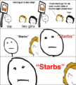 "Starbs" is totes retar