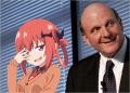 With his wife Satania