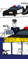 Officer soyjon responds to active shooter situation and defeats fedora trenchcoat soyak who killed smug computer soyak and happy repairman soyak.png