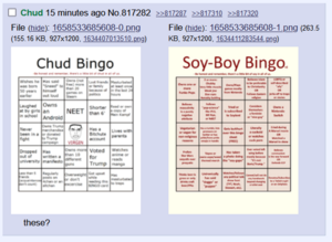 Chud bingo and soyboy bingo.png