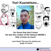 Kuz meme from a time when he was much less hated